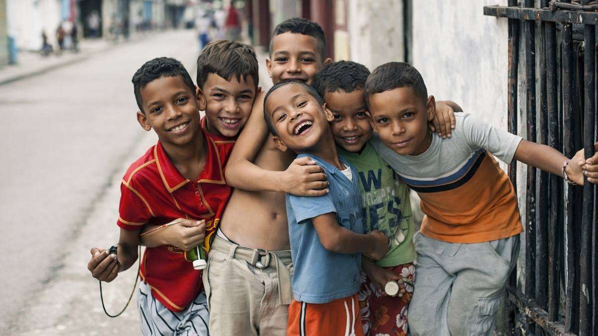 AI-generated illustration of Santiago Garcia and friends in Havana