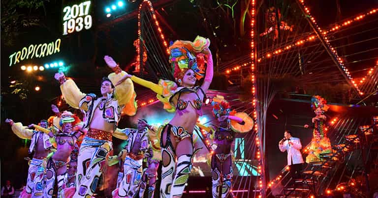 AI-generated illustration of the iconic Tropicana nightclub in Havana, Cuba