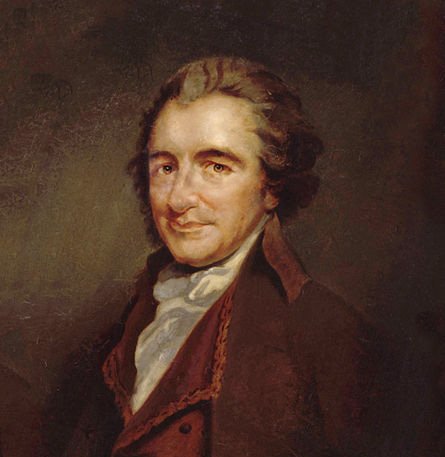 Portrait of Thomas Paine for Common Sense by Heather Ferguson