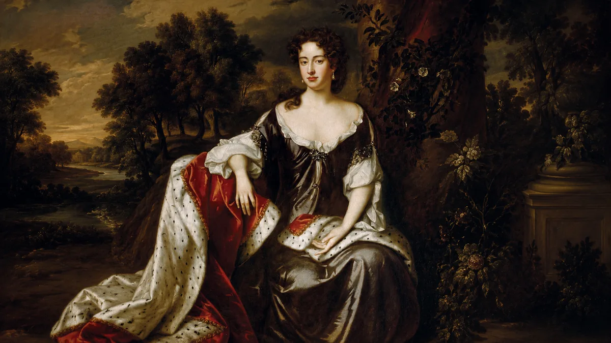 AI-generated portrait of Queen Anne of Great Britain