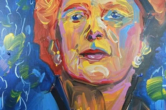 AI-generated portrait of Margaret Thatcher, Prime Minister of the United Kingdom