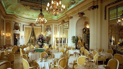 Palm Court Ritz London afternoon tea room