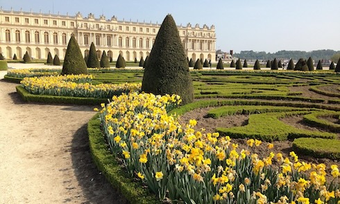 Palace of Versailles exterior historic royal residence in France