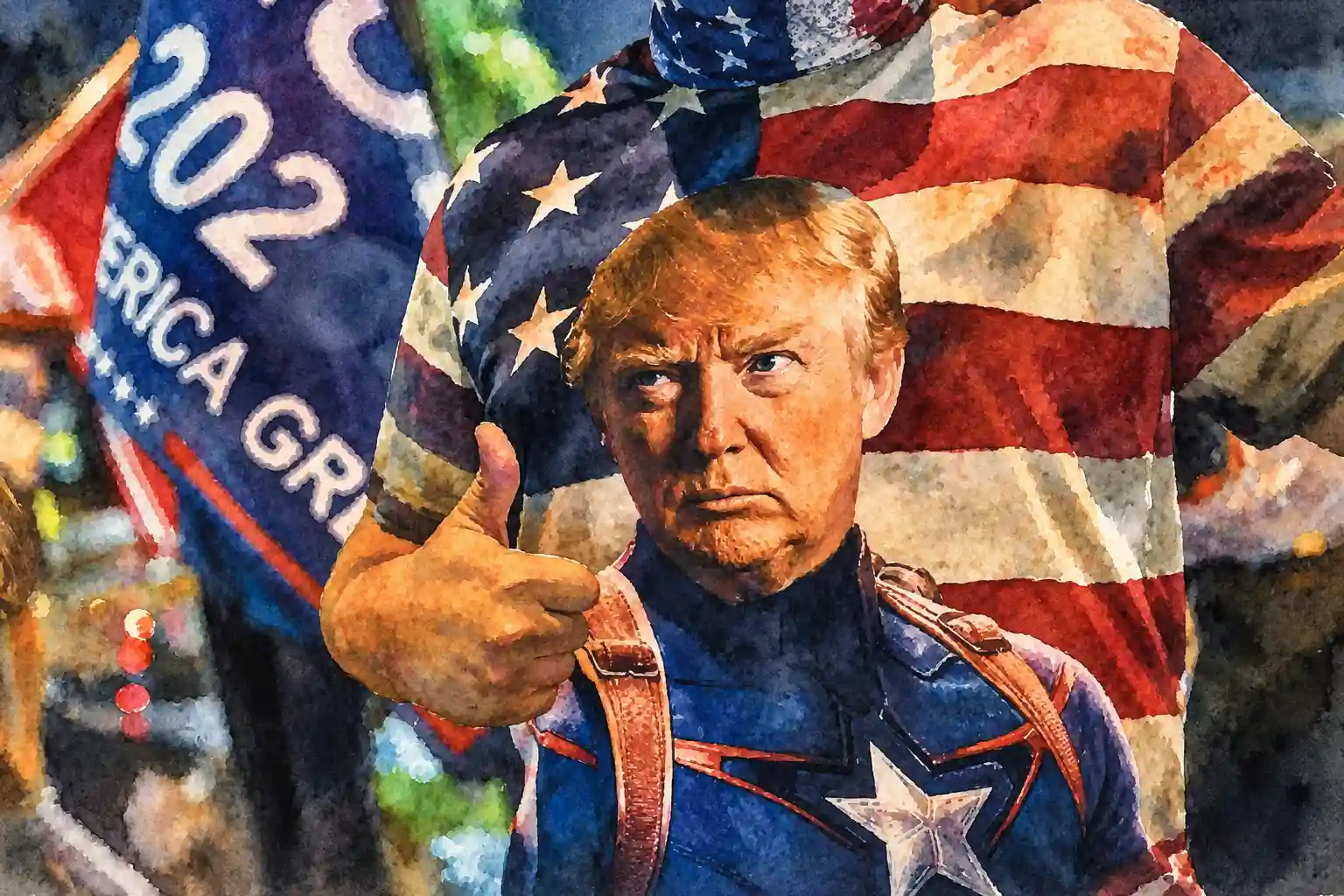 trump on a t-shirt