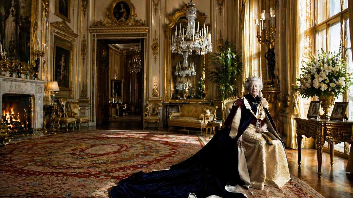 AI illustration of Queen Elizabeth