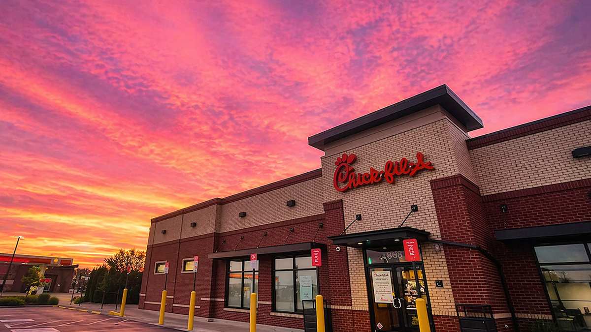 AI illustration of Chick-fil-A, Atlanta, 2022