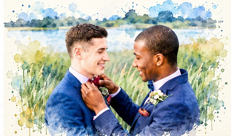 Men getting married